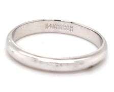 Nice New Old Stock 14K WG Wedding Band