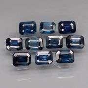 Intense set of top royal blue Sapphires weighing 1.91 carats!