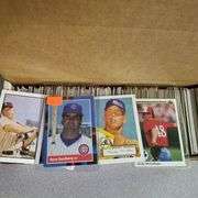 Lot of 600 Baseball Trading Cards with Babe Ruth Card