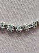 Stunning 14K White Gold Graduated Diamond Necklace- 1 CTTW