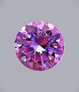 Huge 10 Ct Sparkling VVs1 Pink Lab Simulated Diamond Solitaire