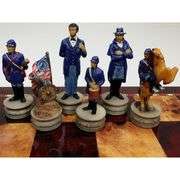 American Civil War Themed Chess Men Set