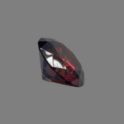 Dazzling Huge 10 Ct Dark Cinnamon Red Fire Moissanite Solitaire