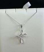 Beautiful Sterling silver with center dancing Moissanite necklace