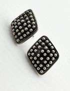 925 Sterling Silver Vintage Dot Design Earrings