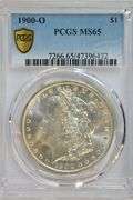 Stunning Gem BU 1900-O Morgan Silver Dollar. PCGS MS65