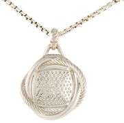 David Yurman 1.47ctw Diamond Infinity Large Pendant Necklace in Sterling