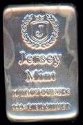10 Troy Ounce .999 Silver Bar: Jersey Mint
