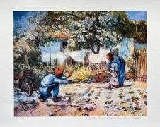 Estate Pencil Signed Vincent Van Gogh, First Steps
