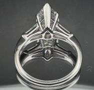 Platinum Pear Cut Diamond of 2.49ct