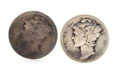 1921 P & D Mercury DimeS