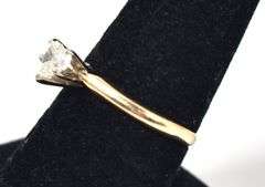 Brilliant 14K Yellow Gold Approx. 0.57CTW  Diamond Heart Ring