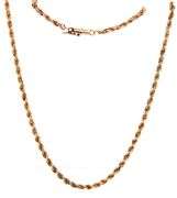 Sturdy Estate 14K YG Rope Necklace