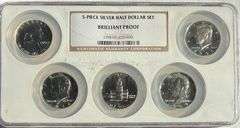 5 Piece Silver Half Dollar Set NGC Brilliant Proof