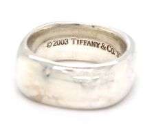 Tiffany & Co wide cushion band