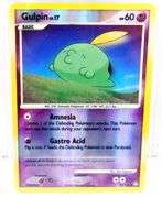 Pokémon 2008 Gulpin C Reverse Foil Trade Card, 9 Mint