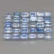 Lightly saturated 3.24ct set of cornflower blue Sapphires!