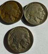 1914 S 1917 D 1921 Buffalo Nickels