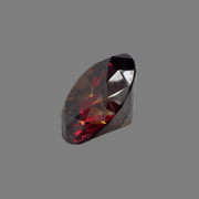 Dazzling Huge 10 Ct Dark Cinnamon Red Fire Moissanite Solitaire