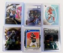 6 NFL Football Greats Rookie Cards