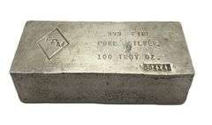 EPM Silver Bar 100 oz .999+ Fine