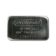 Engelhard Silver Bar Wide Struck Logo Back