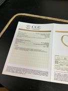 CERTIFIED 14K YELLOW GOLD CUBAN LINK CHAIN  WITH DIAMONDS