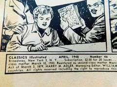 Classics Illustrated 1948 Kidnapped Comic Book