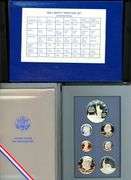 2 Different Prestige Proof Sets in Box w/CoA: 1984 & 1986