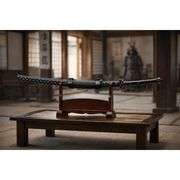 Hand-Forged Samurai Katana Sword with Tiger Head Handle