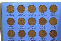 Nice Partial Lincoln Set 1900-1940.