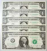 (10) Superb Crisp $1 2021 Star Replacement Notes Dallas-Consecutive!