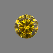 Huge Sparkling 10 Ct VVs1 Lemon Yellow Fire Moissanite Solitaire