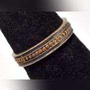 Blue Enamel Ring in Vermeil Sterling Silver.
