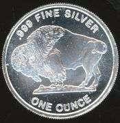 1 Troy Ounce Buffalo Silver Round