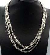 David Yurman box chain necklace 3.6mm