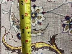 Handmade Fine Silk Persian Isfahan 7.11x5.2