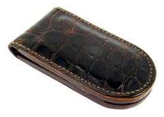 Men's Coach Alligator Leather Money Clip