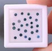 High fire! .55ct set of round brilliant cut Diamonds