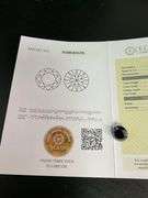 certified 6.19 carats black moissanite