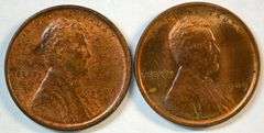Choice R&B Uncirculated 1909 & 1909 VDB Lincoln Cents