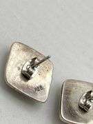 925 Sterling Silver Vintage Dot Design Earrings