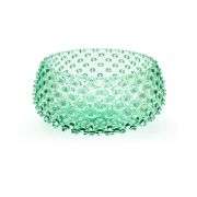 Large Hobnail Glass Bowl | Capri Sea | Decorative Dish
