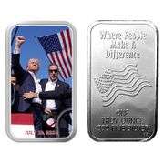 Trump 1 oz. Colorized Silver Bar!