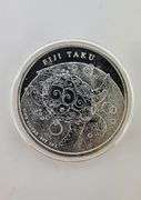 2013 Fiji $2 Turtle Silver Round, 1 OZT