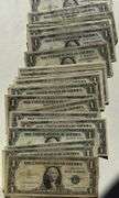Thirty Three Various 1935 Series $1 Silver Certs Incl Star