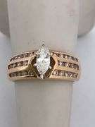 CERTIFIED BRAND NEW 14K YELLOW GOLD DIAMOND ENGAGEMENT RING