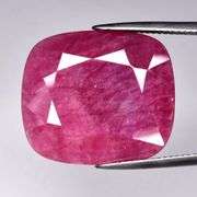 Huge! Highly expressive! 23.26ct pendant cut Tanzanian Ruby!