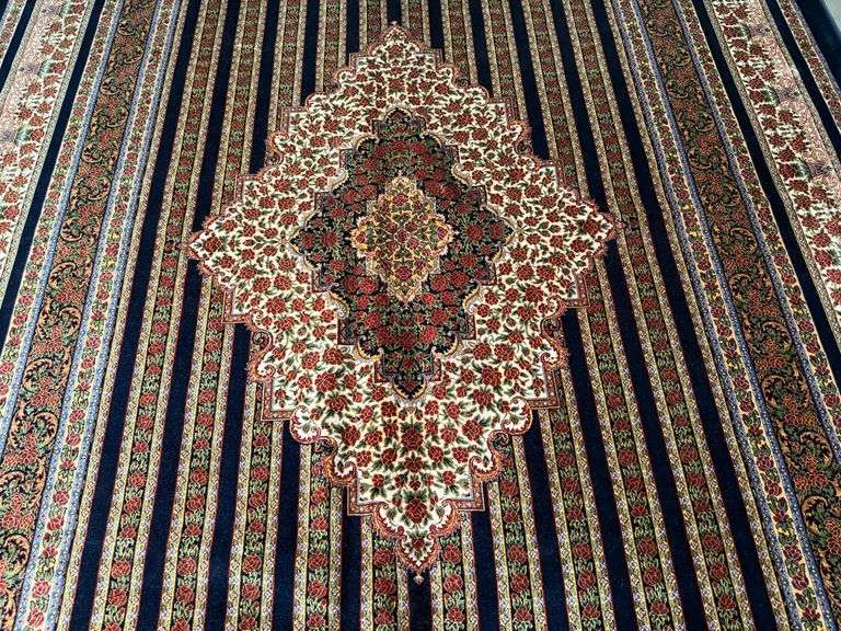 Fine Luxury Silk Rug 4.9x7.6