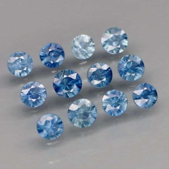 Eye catching! 2.04ct top denim blue Sapphire set!